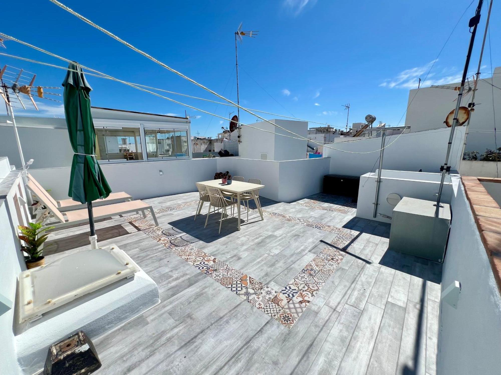 Vivienda Carolina•Terraza Privada Y Parking• Appartement Conil De La Frontera Buitenkant foto
