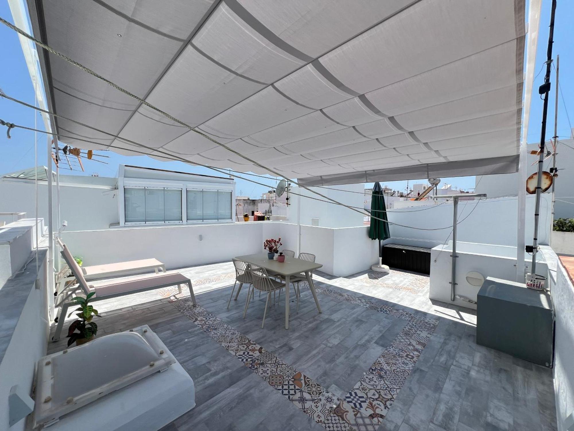 Vivienda Carolina•Terraza Privada Y Parking• Appartement Conil De La Frontera Buitenkant foto