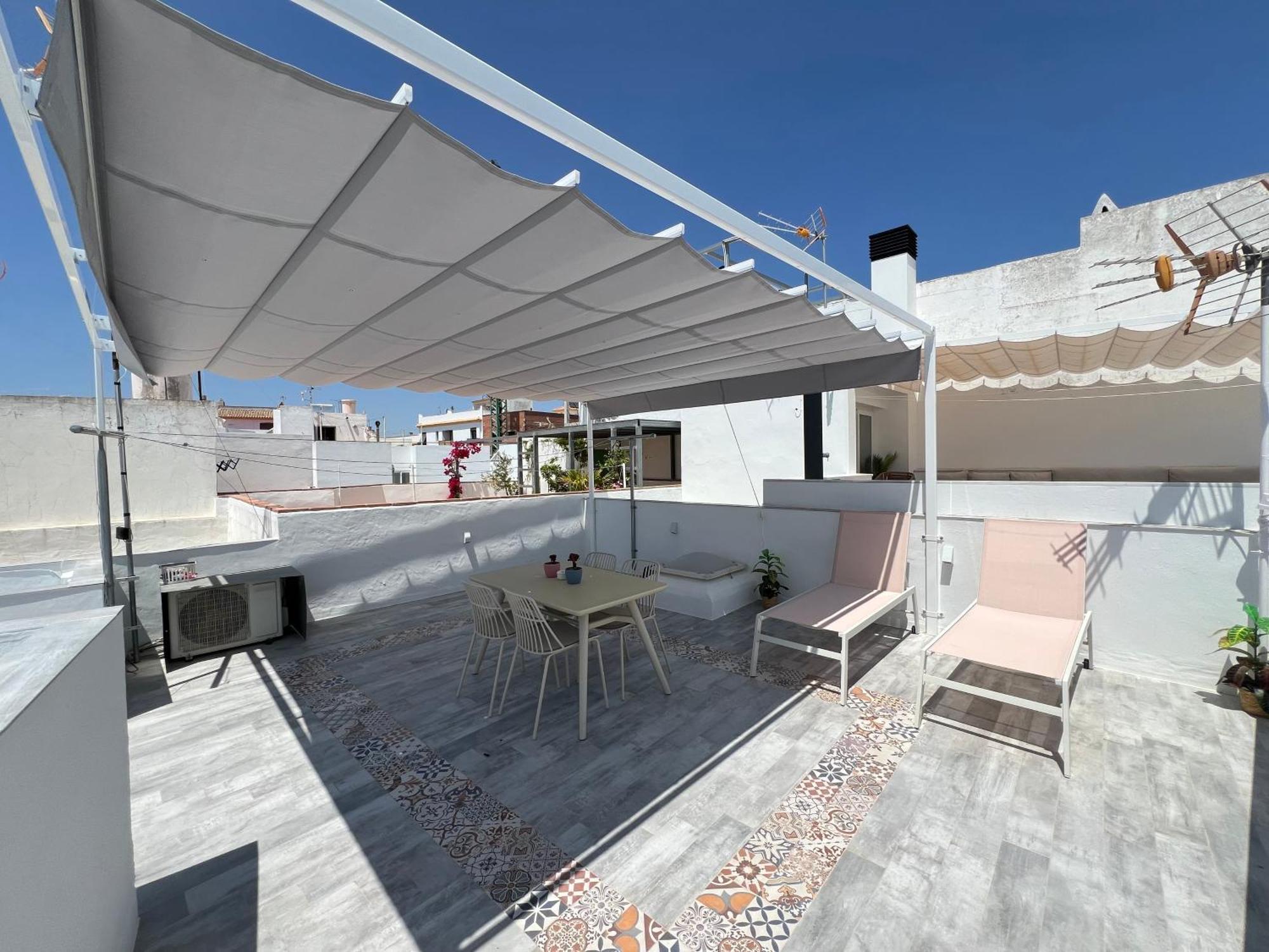Vivienda Carolina•Terraza Privada Y Parking• Appartement Conil De La Frontera Buitenkant foto